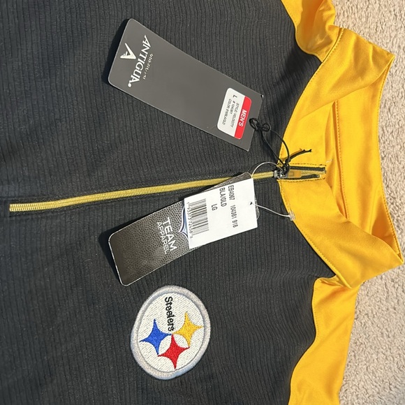 BRAND NEW NFL gear for Steelers long sleeve polyester pullover - Picture 2 of 6